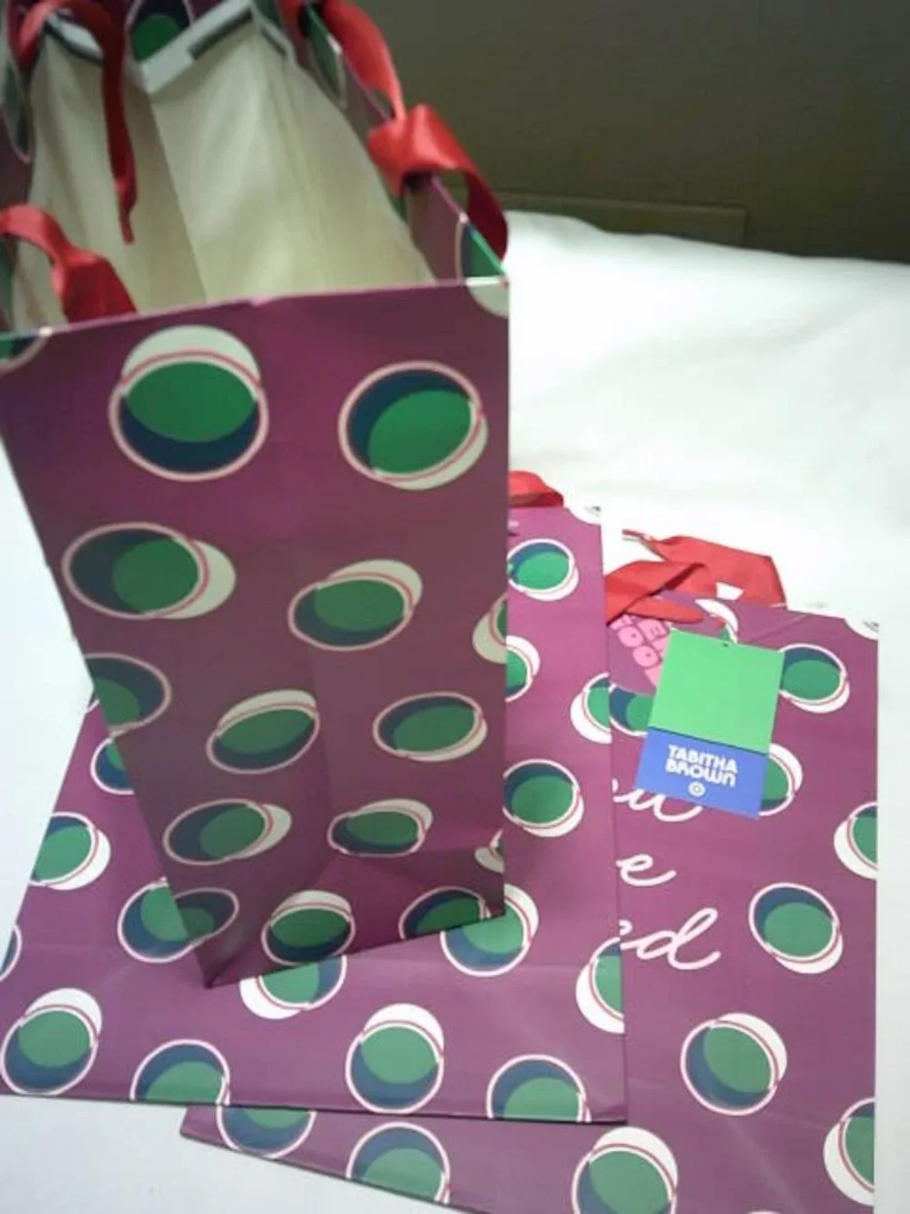 LOT 3 NEW TABITHA BROWN GIFT BAGS 